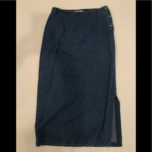 Vintage Eddie Bauer Denim Skirt